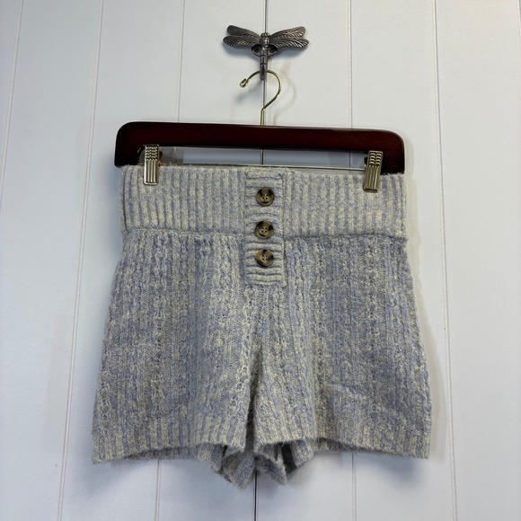 Out from Under Pants - Out From Under Urban Outfitters Boho Cablke Knit Shorts Size S Festival Clubwear